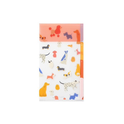 日本MIDORI三层文件夹A5slim