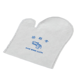 酒店宾馆一次性擦鞋布手套式檫皮鞋专用抛光巾擦鞋子的擦鞋纸包邮