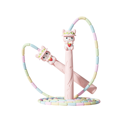 儿童小学生竹节跳绳不打结女童男