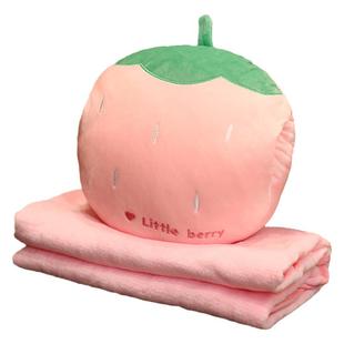 枕头抱枕被子两用午睡毯子二合一神器办公室靠枕汽车靠垫女生可爱