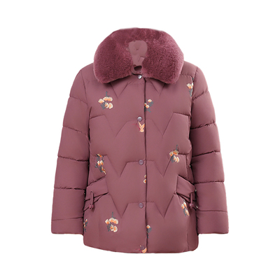 奶奶冬装棉衣中老年人女装小个子棉袄妈妈装保暖加绒加厚冬季外套