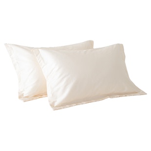 枕套纯棉酒店风纯色枕头套全棉48cmx74cm枕头内胆套单个一对装4