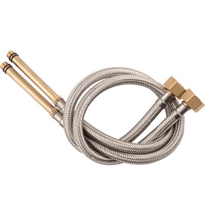 冷热加长杆铜帽防爆软管接水龙头