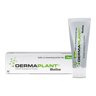 欧洲直邮德国药房Dermaplant纯天然湿疹神经性皮炎膏75g无激素