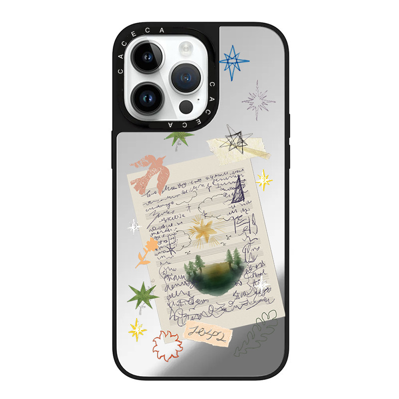 欧阳娜娜联名森林秘境iPhone16磁吸15幻彩蝴蝶13随手星辰14小众高级感苹果17promax壳明星同款原版CASE