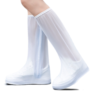 旅行茶卡盐湖鞋套外穿防水防滑女沙漠防沙赶海雨鞋套雨天水鞋雨靴
