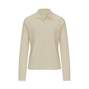 DESCENTE迪桑特DUALIS系列都市通勤女士长袖POLO衫秋冬新品