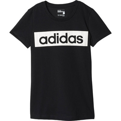 阿迪达斯女士圆领运动T恤