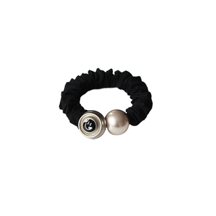 低丸子头小肠发圈新款珍珠头绳网红女扎头发皮筋高弹耐用发绳头饰