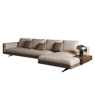 宜洛康纳利真皮沙发意式极简头层牛皮大平层客厅贵妃现代沙发转角