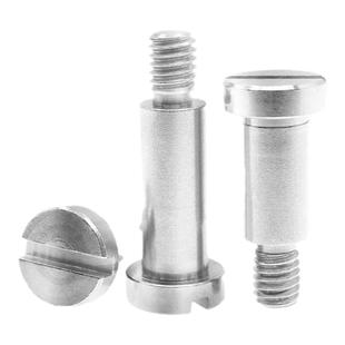 一字圆柱头台阶塞打螺丝镀锌不锈钢限位轴肩螺栓M2M3M4M5M6M8