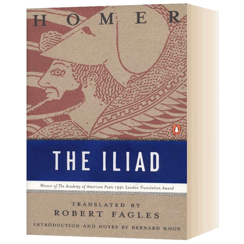 英文原版 The Iliad 伊利亚特 经典豪华版 毛边本 文学与诗歌 英文版