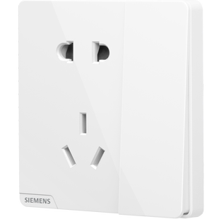 西门子开关面板蕴越一开五孔插座家用墙上面板16A空调插套装皓彩