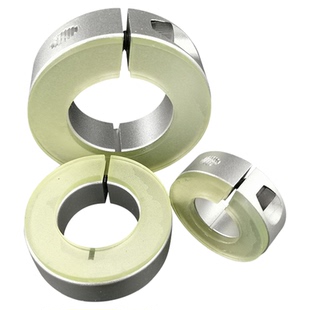 带聚氨酯开口型固定环光轴夹挡圈减震缓冲垫片胶垫轴承限位止推环