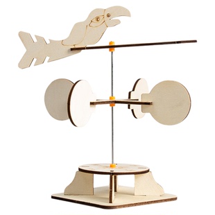 diy风力风向标科技手工制作中小学生科学实验套装steam教具材料包