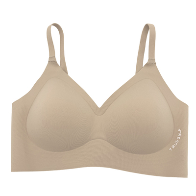 无痕薄杯果冻胶舒适聚拢按摩内衣