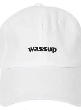 WASSUP刺绣潮牌官方正品鸭舌帽