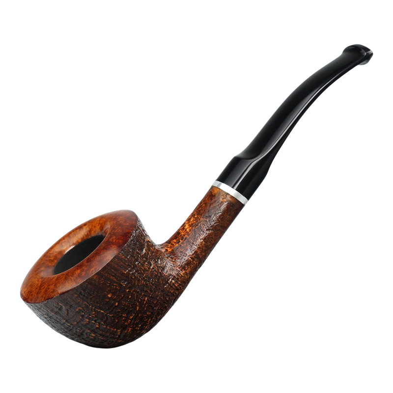 木香手工进口石楠木弯式烟斗