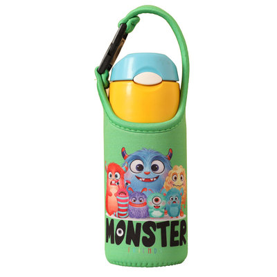 魔膳师290 305 355 360 400ml儿童保温杯套塑料杯手提斜挎保护套