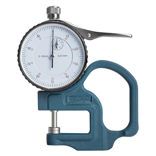 厚度测量仪高精度布料皮革纸张薄膜百分千分尺卡尺计规数显测厚仪