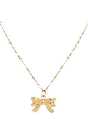 复古18K金色轻奢高级感项链