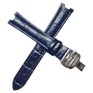 罗西尼凹形原装真皮表带5762红色6760蓝色蝴蝶扣原厂牛皮表带6762