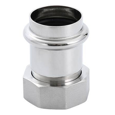 卡压管件内丝螺纹转换直通活接头