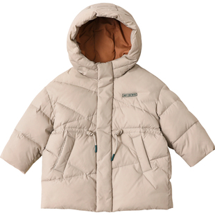 儿童羽绒服加厚中长款男童90白鸭绒宝宝中小童冬季新款外套潮