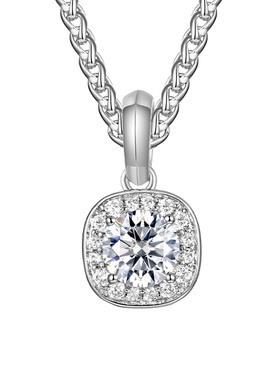 SinceYou方糖晶钻项链女士轻奢