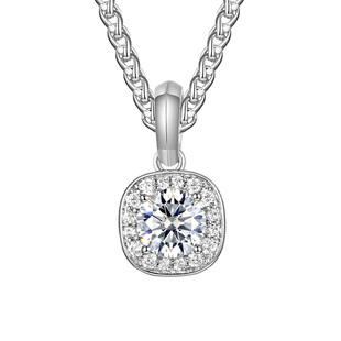 Since You方糖晶钻项链女高级感轻奢小众锁骨链潮酷配饰毛衣链男