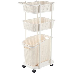 脏衣篮脏衣服收纳筐脏衣篓收纳架家用收纳桶洗衣篮浴室推车置物架