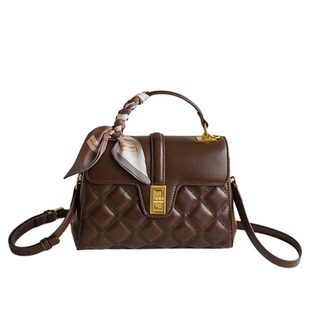 通勤手提包包女2025新款轻奢大气小方包大容量妈妈包高级感斜挎包