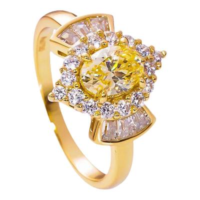 莫桑石满钻马眼钻戒指