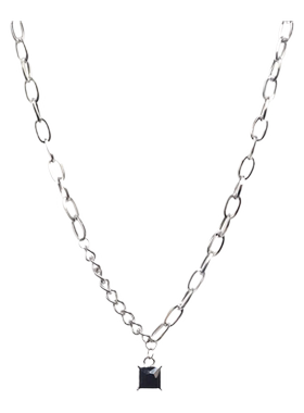 方形项链女轻奢小众设计高级