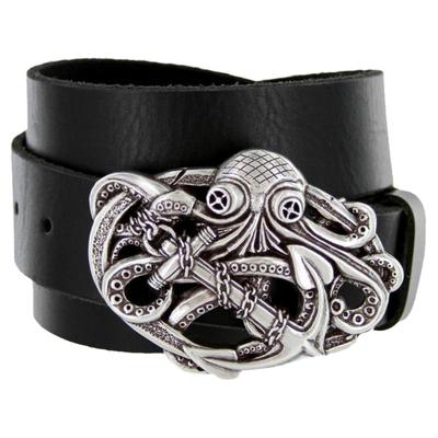 durabelt腰带男皮带欧美章鱼金属扣正品H12333