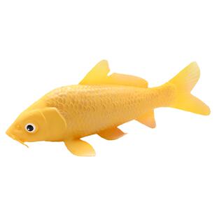 仿真海洋动物锦鲤模型鲫鱼鲨鱼玩具河豚鲤鱼三文鱼儿童认知礼物
