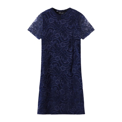 改良旗袍裙高档水溶蕾丝订婚宴穿