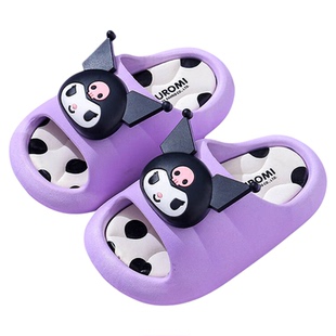 三丽鸥helloKitty儿童凉拖鞋踩屎感卡通可爱防滑室内洗澡软底亲子