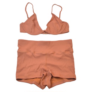澳洲品牌Bil*性感海边度假纯色比基尼bikini聚拢钢圈时尚分体泳衣