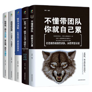 全5册管理类管理学书籍企业领导力者的成功法则识人用制度管人不懂带团队你就自己累管理就是带团队三要如何开店营销方面的畅销书