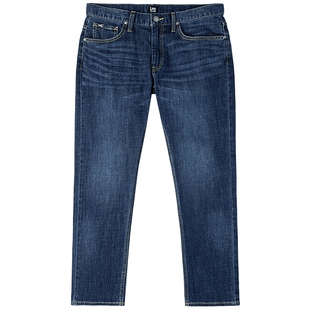 【张凌赫代言】Lee26春夏新品五袋款标准中腰726直筒牛仔裤深蓝男