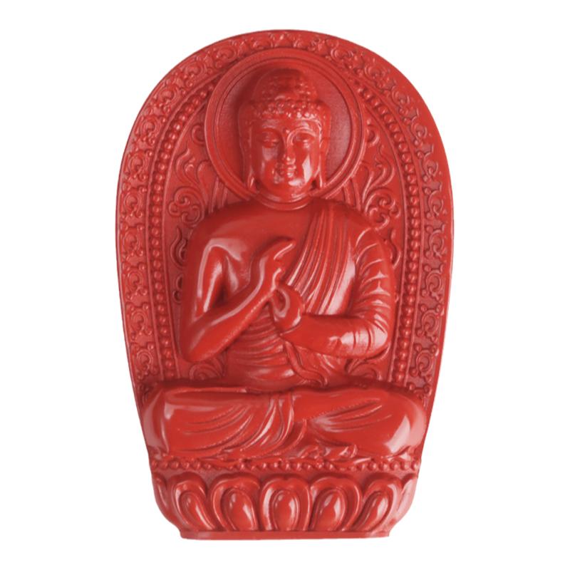 苏精工制版本命佛朱砂吊坠