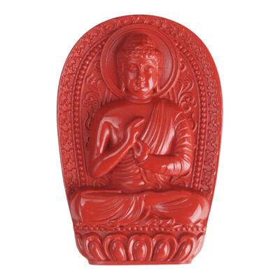 苏精工制版本命佛朱砂吊坠