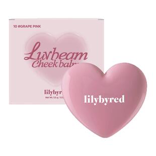 韩国lilybyred 丽丽百乐爱心单色腮红膏蜜桃粉膨胀色立体显白
