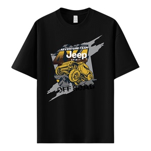 JEEPSPIRIT重磅纯棉美式短袖T恤
