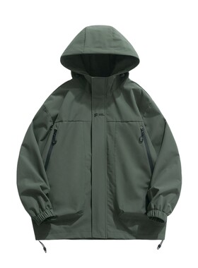 加厚工装冲锋衣棉服夹棉