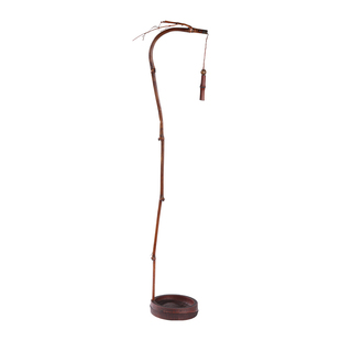 龙挂香架手工竹龙倒挂倒香竹子线香香插香炉龙头竹架香架龙衔摆件