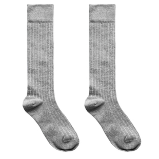 3双39岩也男士纯棉商务长筒袜高筒袜子正装薄款条纹纯色吸汗防臭