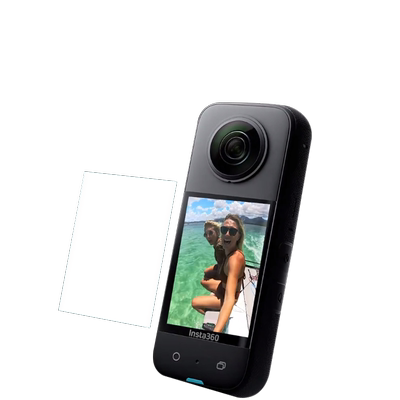 适用insta360 one x3/X4/X5贴膜影石5代全景运动相机X4Air/x5屏幕保护膜2.3寸非钢化膜Insta360 X3镜头膜防刮