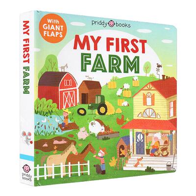 My First Places: My First Farm: with Giant flaps  模拟城镇农庄 纸板机关翻翻书